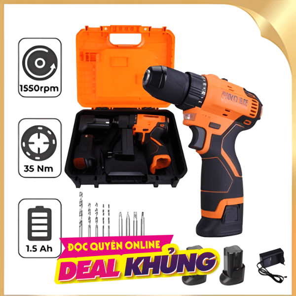 Máy khoan pin Finder FD10181621 16.8V