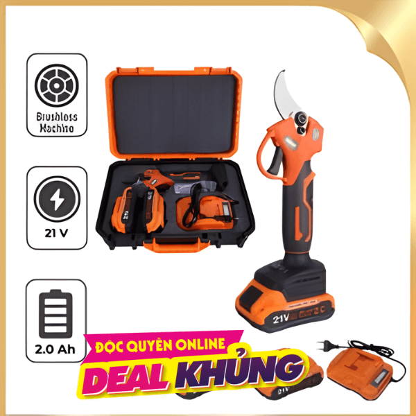 Máy tỉa cây dùng pin Finder 21V FD10362126