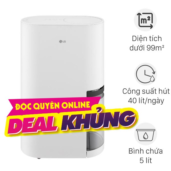 Máy hút ẩm LG Dual Inverter DD23GMWE1.ABAE 402W