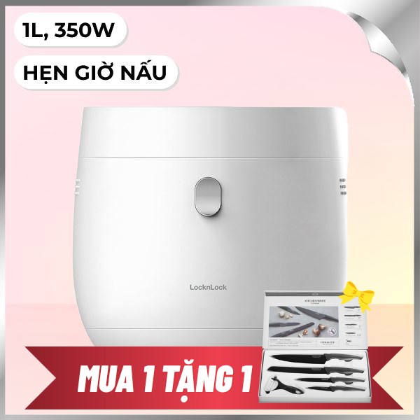 Nồi cơm điện tử Lock&Lock 1 lít EJR376WHT
                Mẫu mới