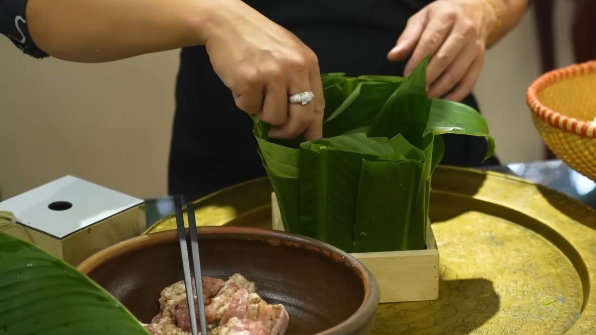 Bánh chưng bằng khuôn thông minh