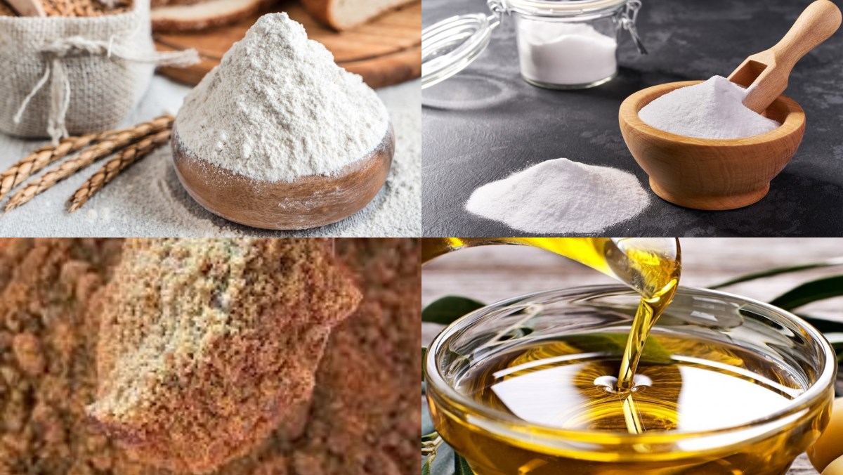 Nguyên liệu món ăn bánh bò cao bằng