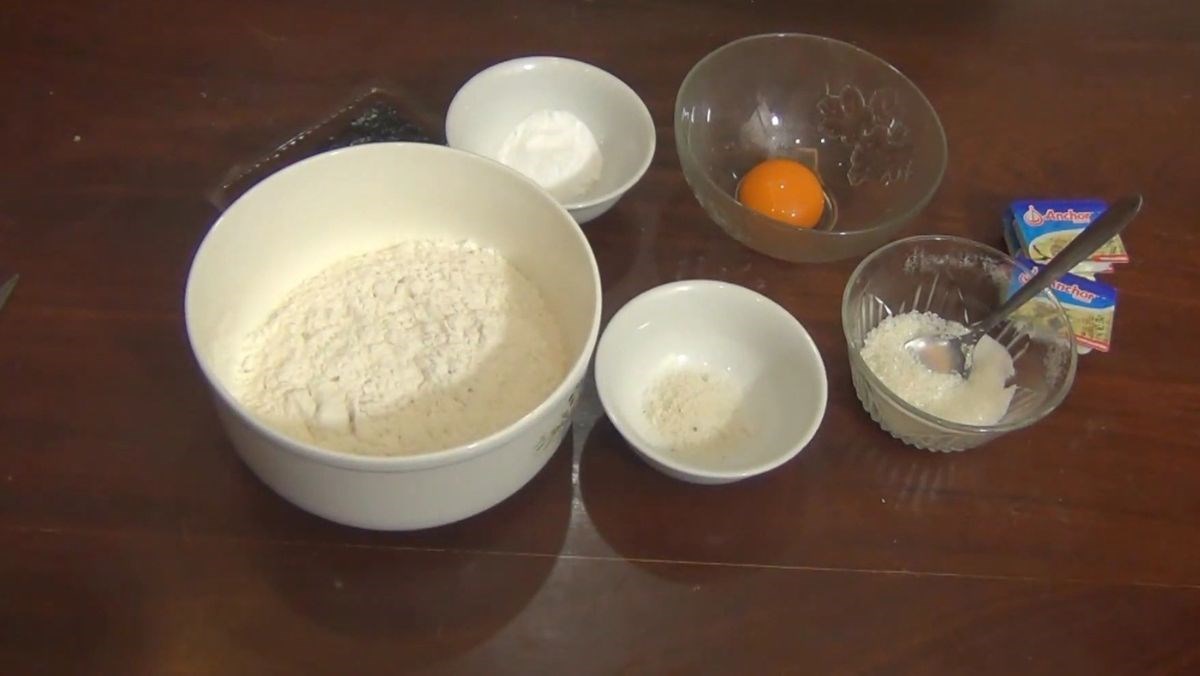 Nguyên liệu món ăn bánh quy bằng nồi chiên không dầu