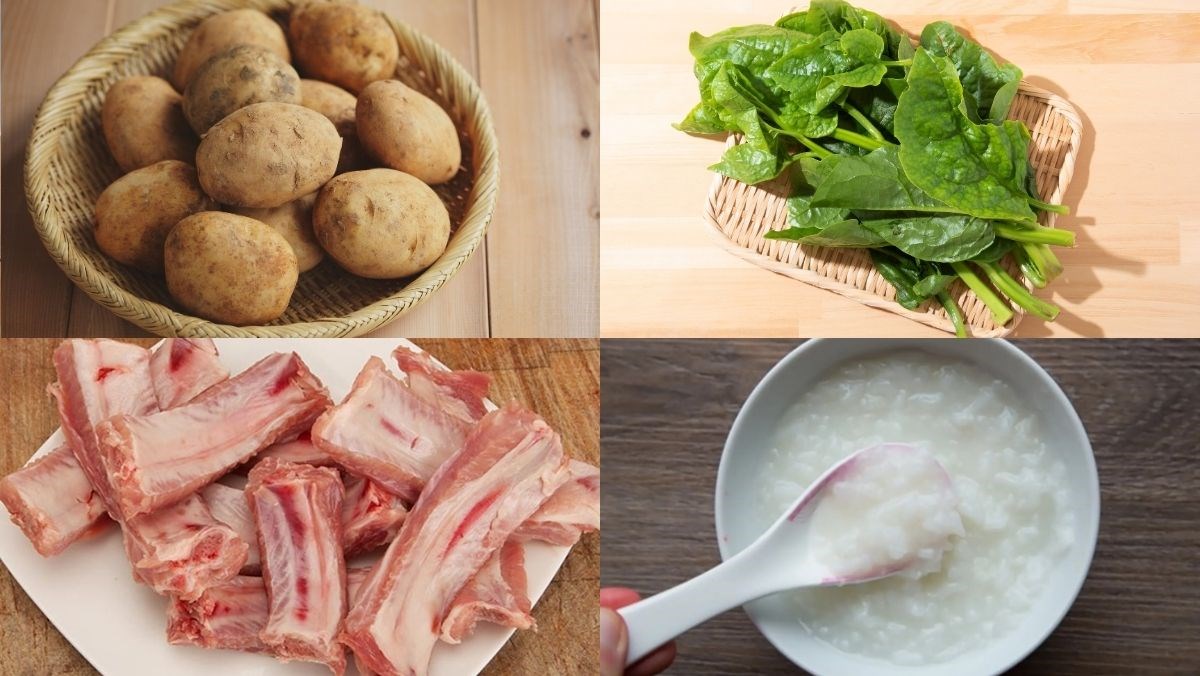 Nguyên liệu món ăn cháo dinh dưỡng