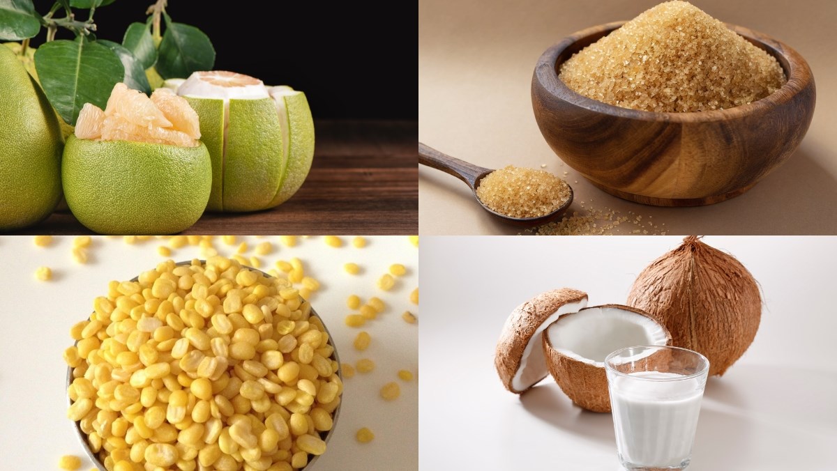 Nguyên liệu món ăn cách sơ chế cùi bưởi