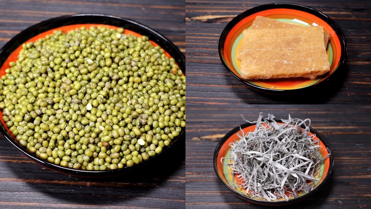 Nguyên liệu món ăn cách nấu chè đậu xanh đơn giản