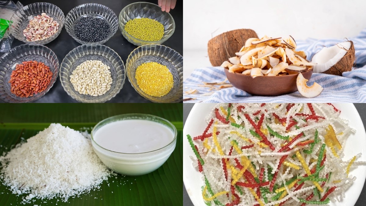 Nguyên liệu món ăn cách nấu chè thập cẩm nước cốt dừa