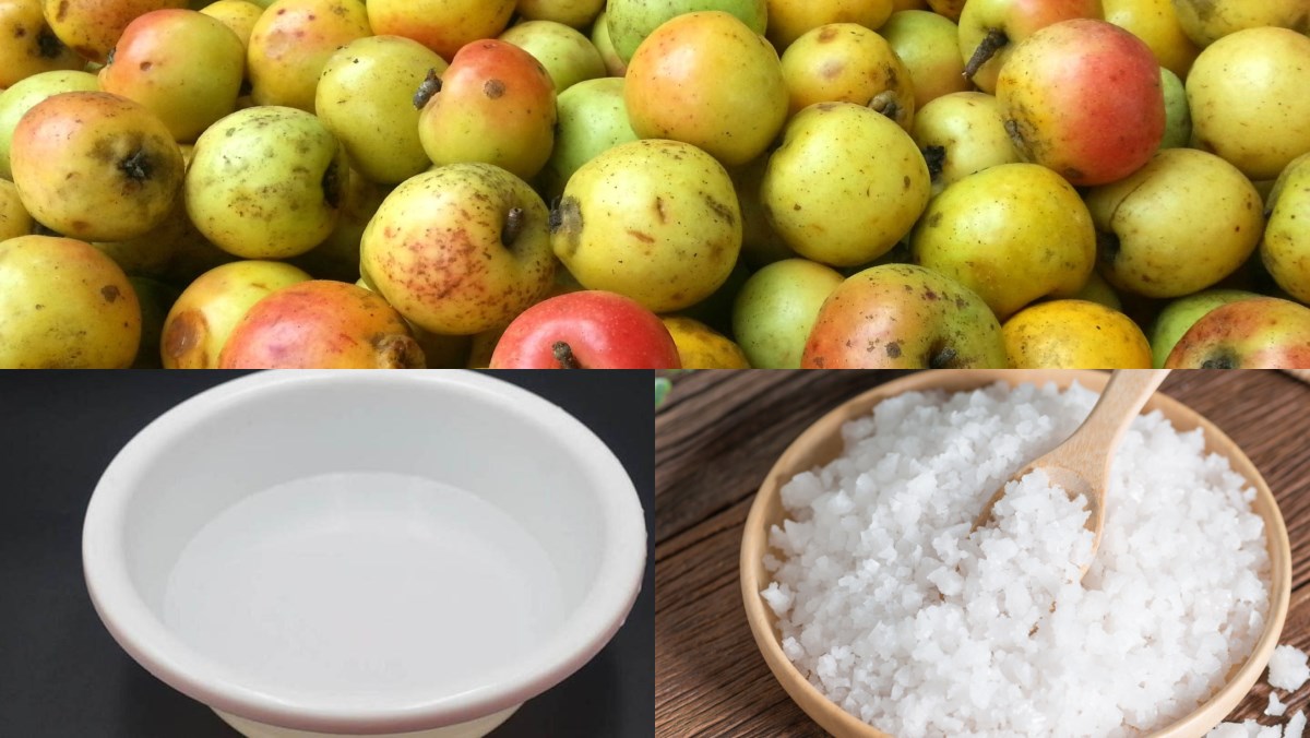 Nguyên liệu món ăn giấm táo mèo