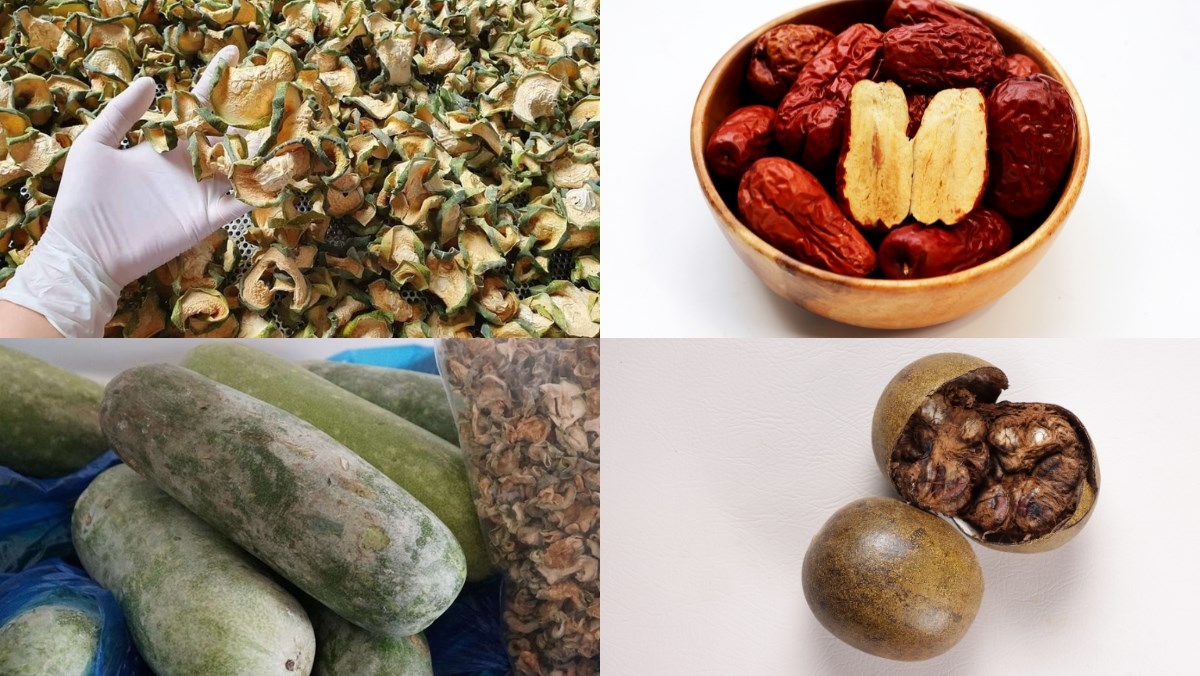 Nguyên liệu món ăn nước bí đao