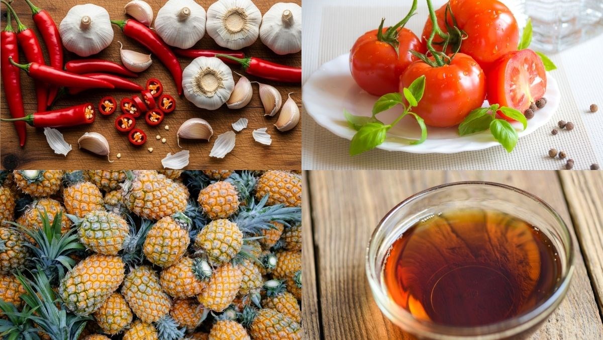 Nguyên liệu món ăn nước mắm ăn bánh xèo