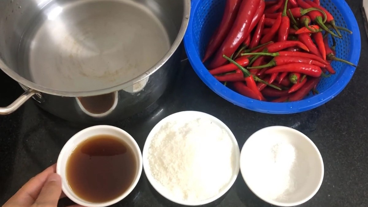 Nguyên liệu món ăn ớt xào