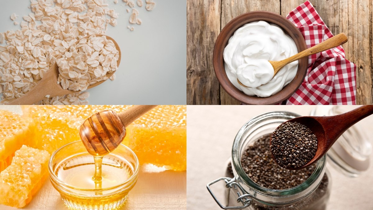Nguyên liệu món ăn cách làm sữa chua yến mạch