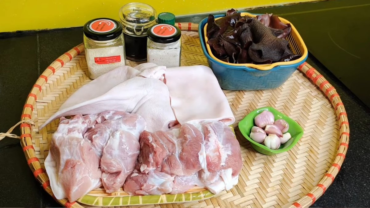 Nguyên liệu món ăn thịt nấu đông