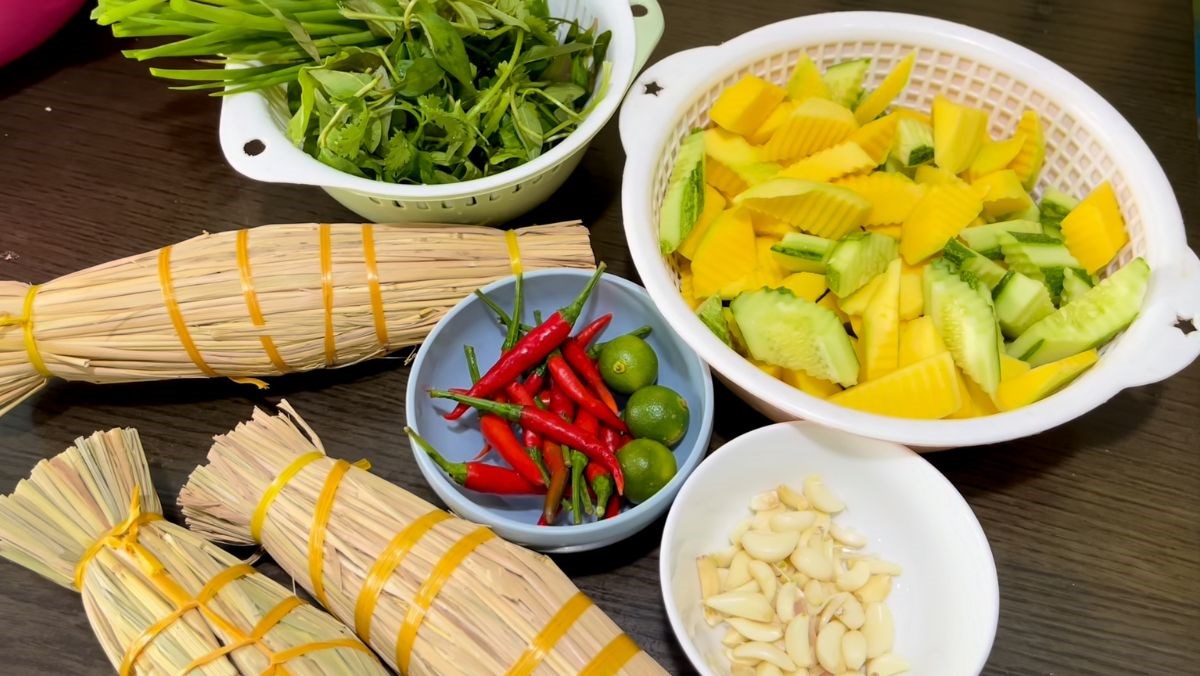 Nguyên liệu món ăn tré trộn