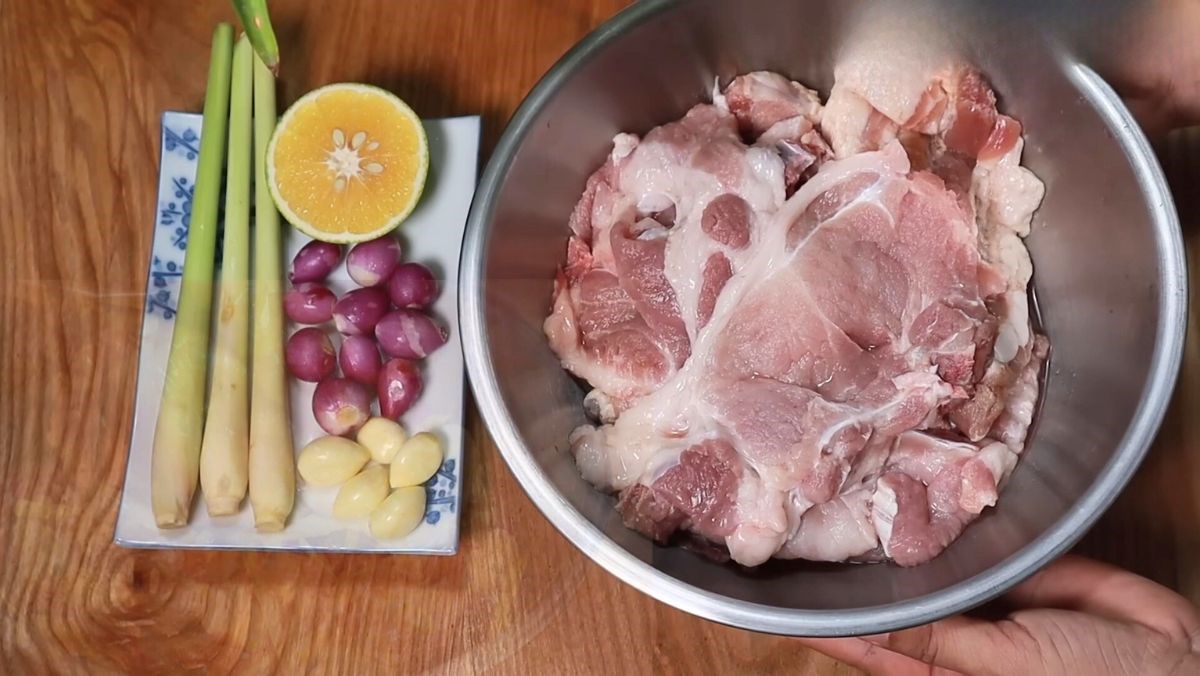 Nguyên liệu món ăn ướp thịt nướng đơn giản