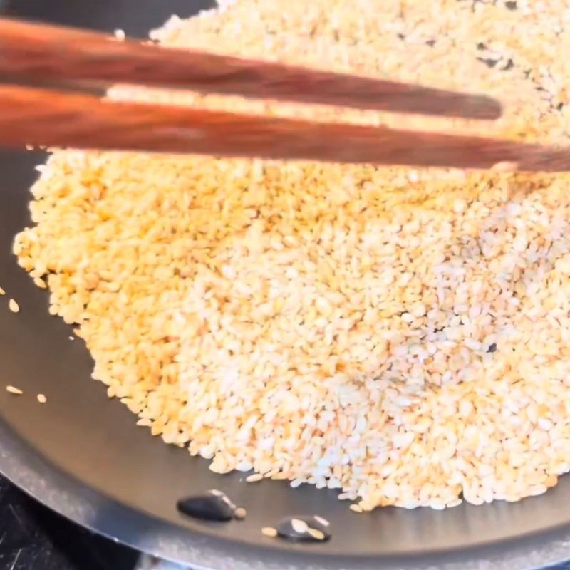 Bước 4 Làm mỡ hành và chuẩn bị topping Khoai mì xay nước cốt dừa