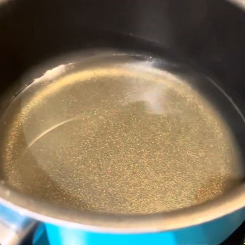 Bước 4 Làm mỡ hành và chuẩn bị topping Khoai mì xay nước cốt dừa