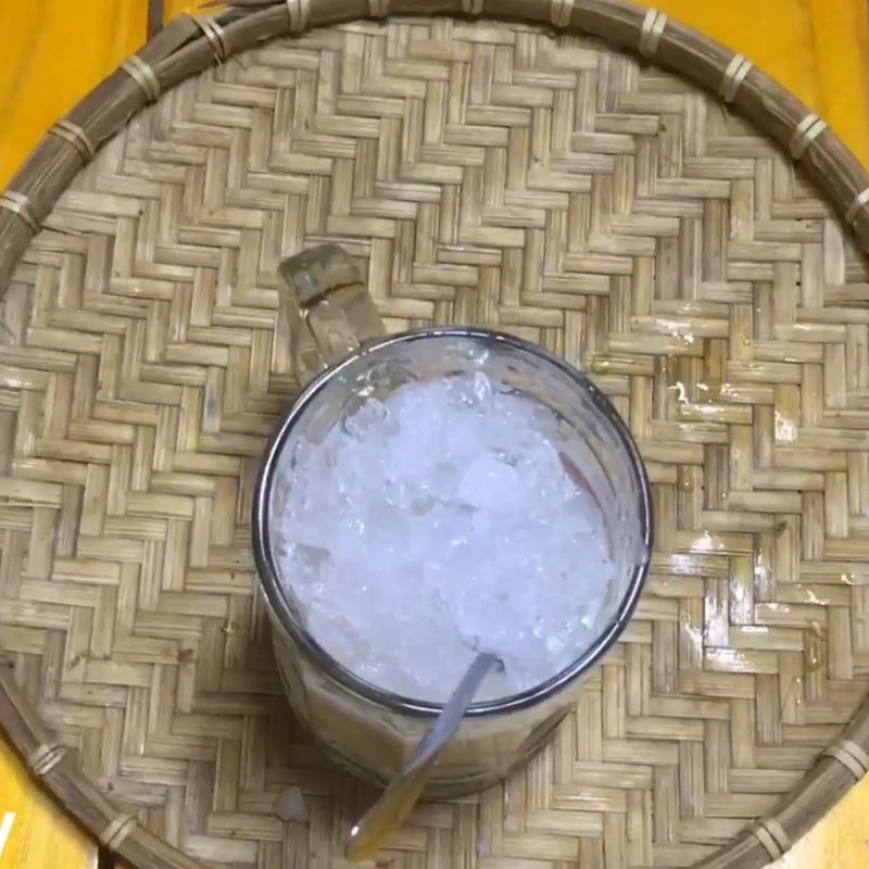 Bước 3 Thêm đá bào mát lạnh Yaourt đá