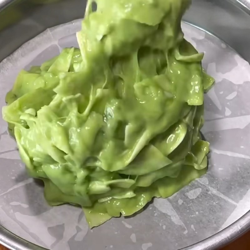 Bước 5 Hấp lớp khoai mì Bánh khoai mì hấp