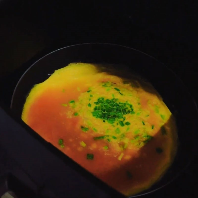 Bước 4 Cài đặt nhiệt độ và thời gian chiên trứng chiên trứng bằng nồi chiên không dầu