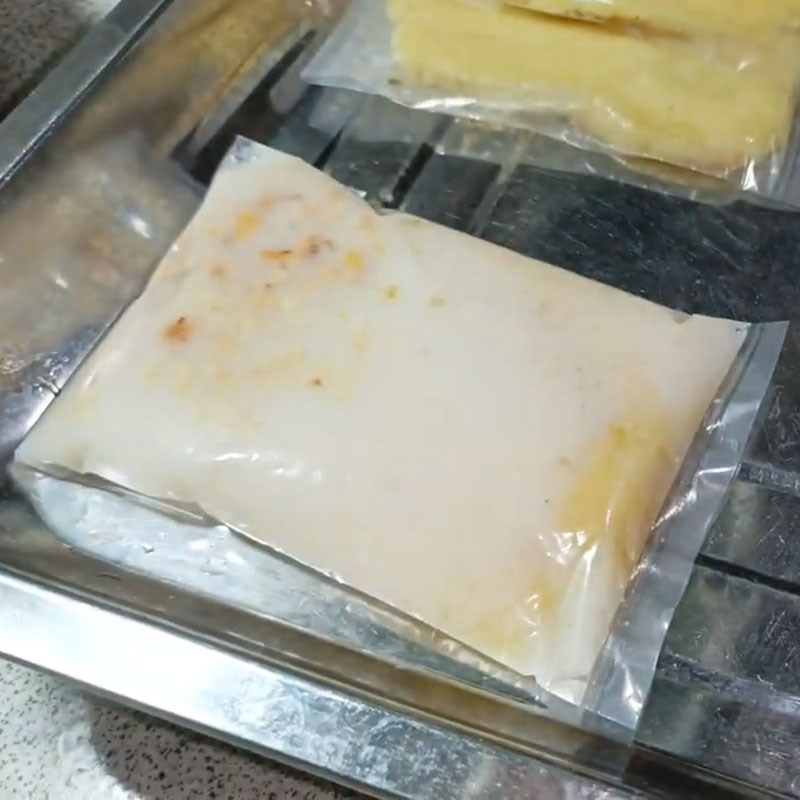 Bước 6 Cấp đông và bảo quản (Kiểm soát tinh thể đá) Kem chuối không bị đông đá