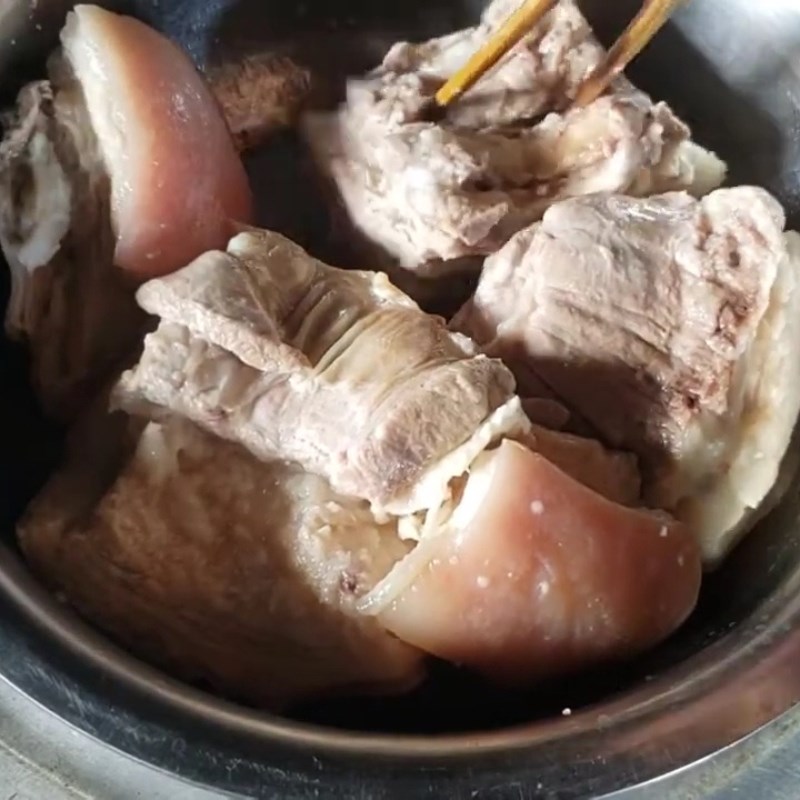 Bước 2 Châm bì Khâu nhục Lạng Sơn