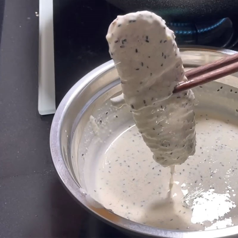 Bước 7 Chiên chuối lần 2 (bí quyết để chuối chiên phồng rỗng ruột) Bánh chuối chiên phồng rỗng ruột