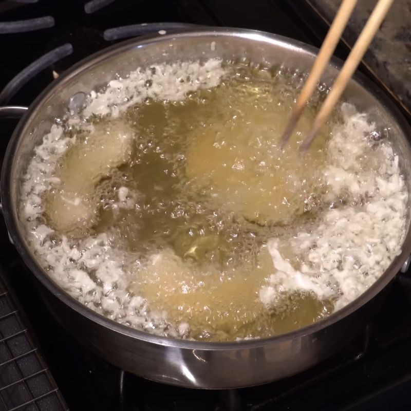 Bước 8 Chiên tempura giòn rụm Tôm chiên tempura