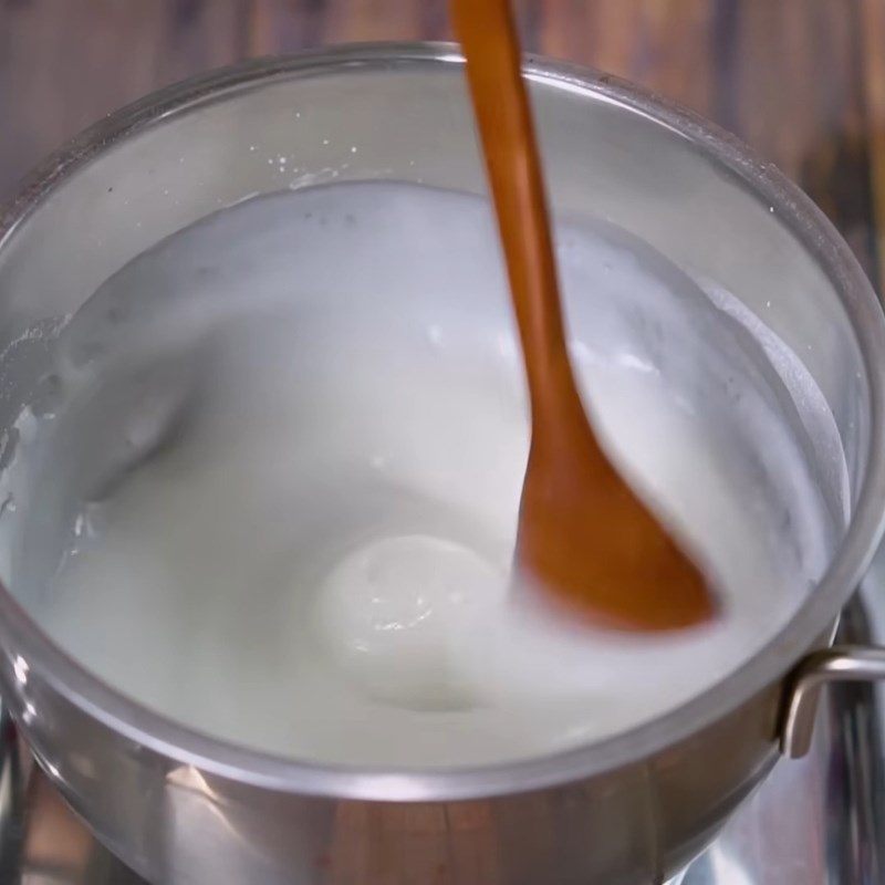 Bước 2 Chuẩn bị sốt bột nếp Kim chi củ cải trắng