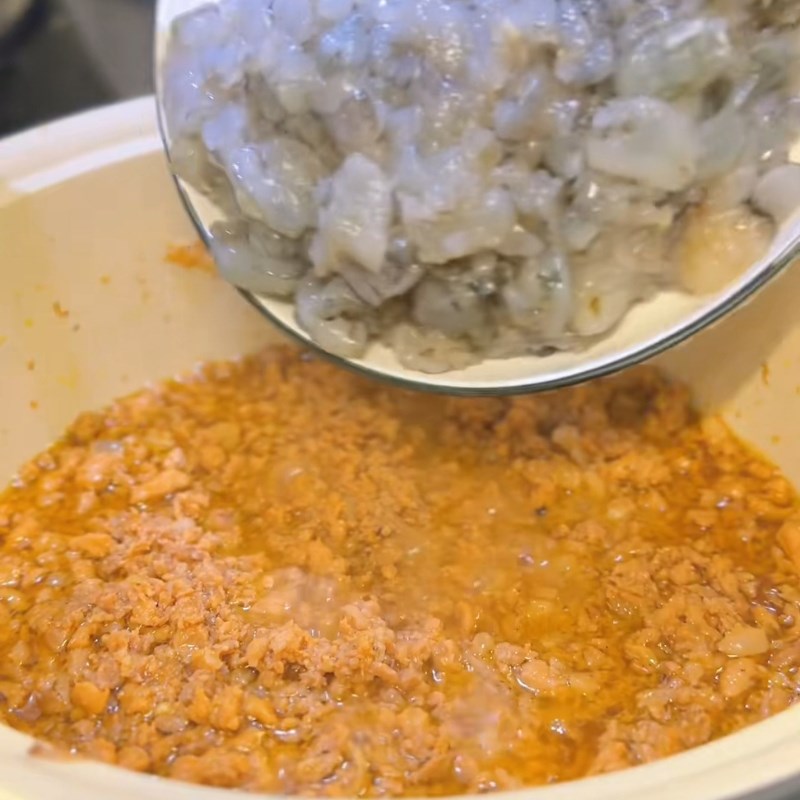 Bước 4 Chưng thịt lần 2 Mắm tép chưng tôm thịt