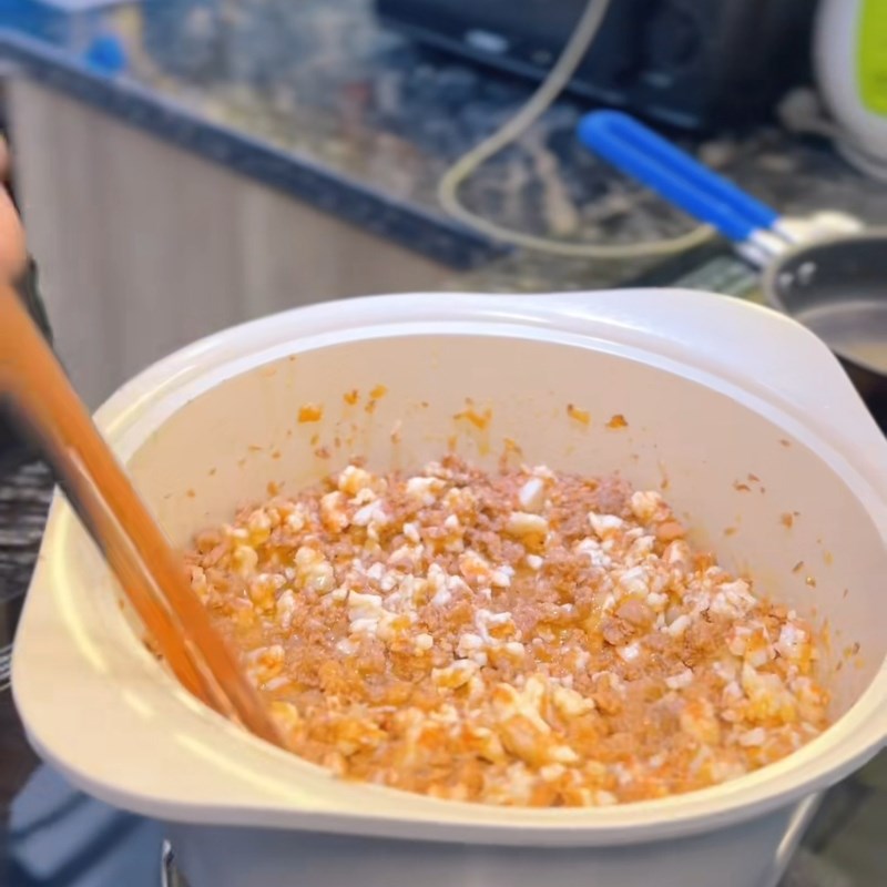 Bước 4 Chưng thịt lần 2 Mắm tép chưng tôm thịt