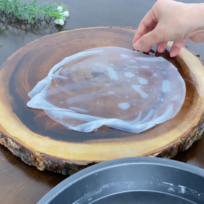Bước 4 Cuốn bánh và hoàn thiện Bánh cuốn bằng bột gạo