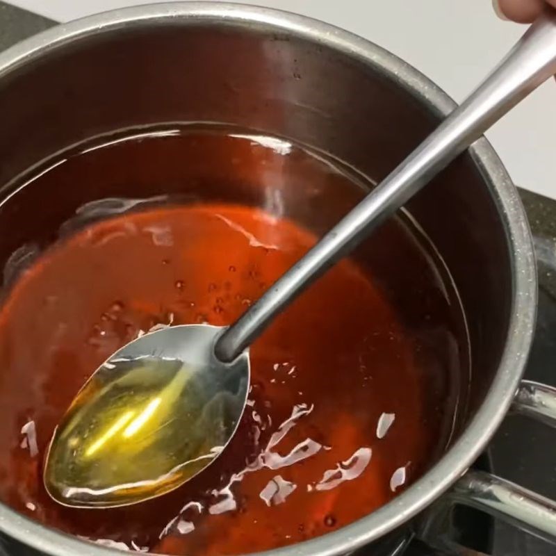 Bước 2 Đun sôi và hớt bọt nước chấm Nước mắm ăn bánh xèo miền Tây