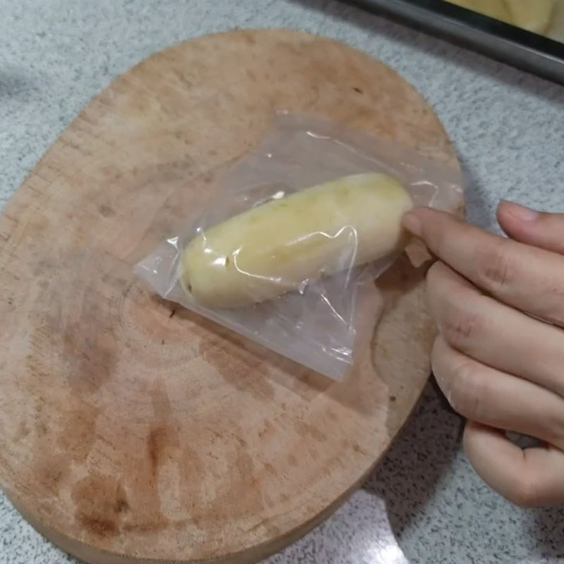 Bước 5 Ép chuối và đóng gói Kem chuối không bị đông đá