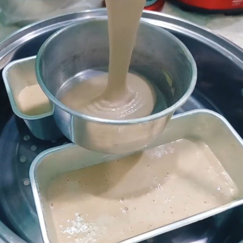 Bước 5 Hấp bánh Bánh bò Cao Bằng