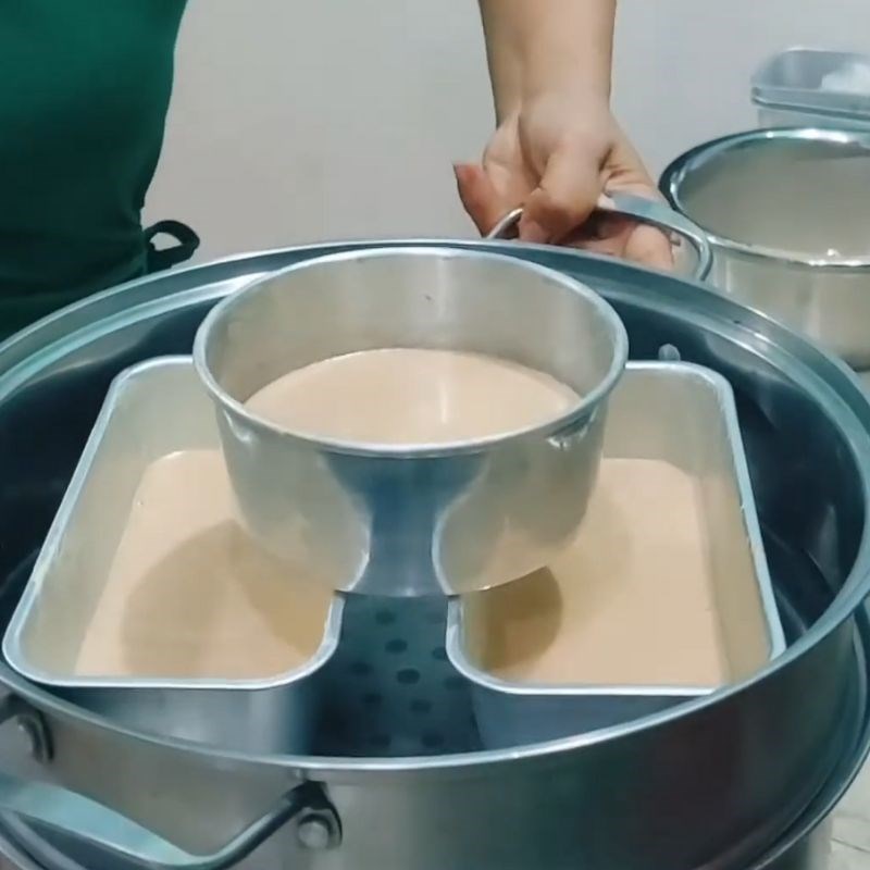 Bước 5 Hấp bánh Bánh bò Cao Bằng