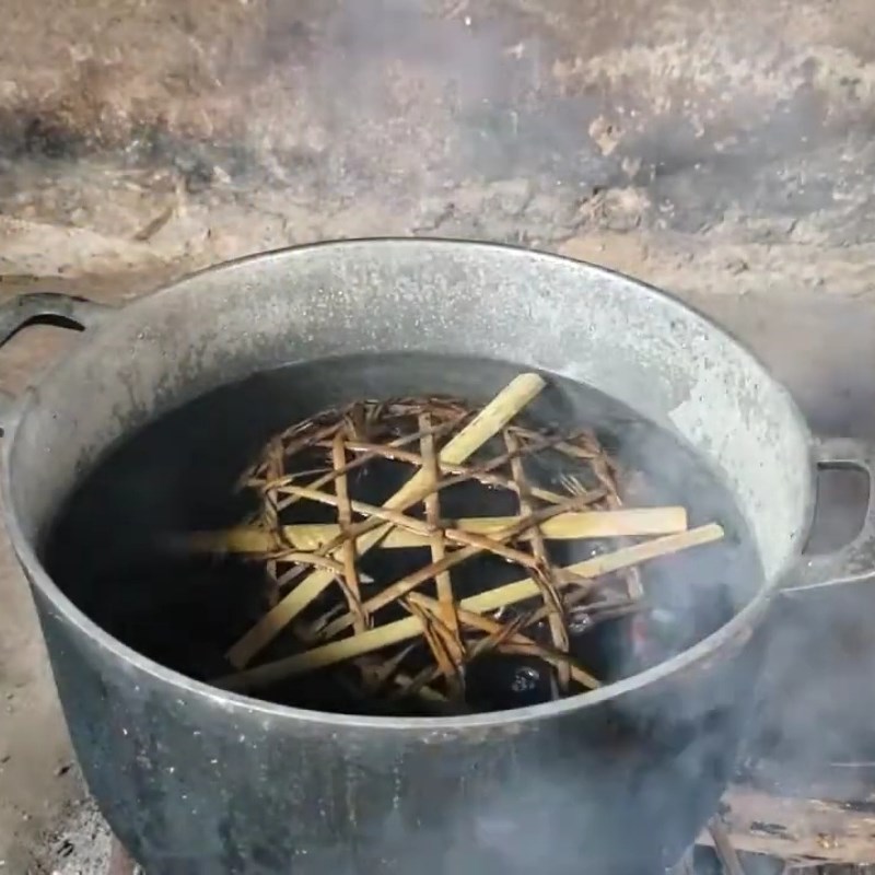 Bước 7 Hấp cách thủy món Khâu Nhục Khâu nhục Lạng Sơn