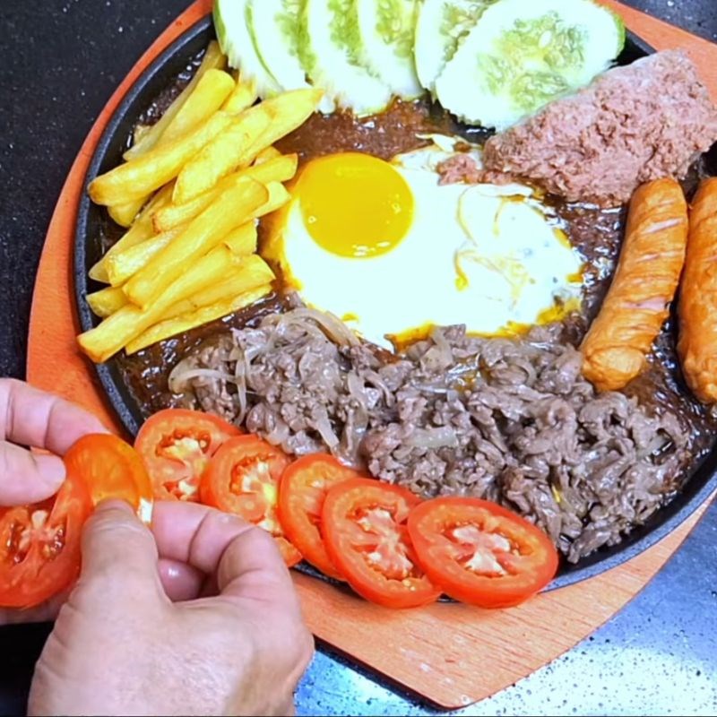 Bước 4 Hoàn thiện bánh mì chảo Nước sốt bánh mì chảo