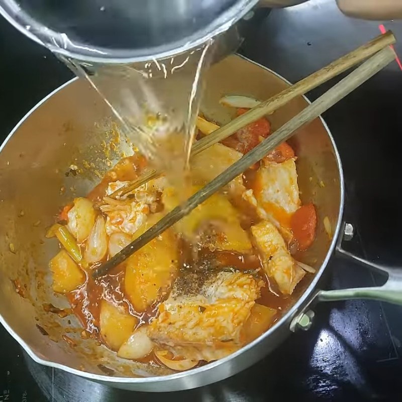 Bước 2 Hoàn thiện nồi nước lẩu Nước lẩu thập cẩm