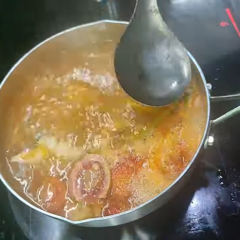 Bước 2 Hoàn thiện nồi nước lẩu Nước lẩu thập cẩm