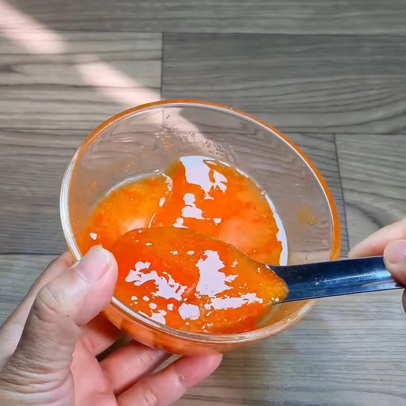 Bước 2 Khuấy đều nước mắm trộn gỏi Nước mắm trộn gỏi gà không cay