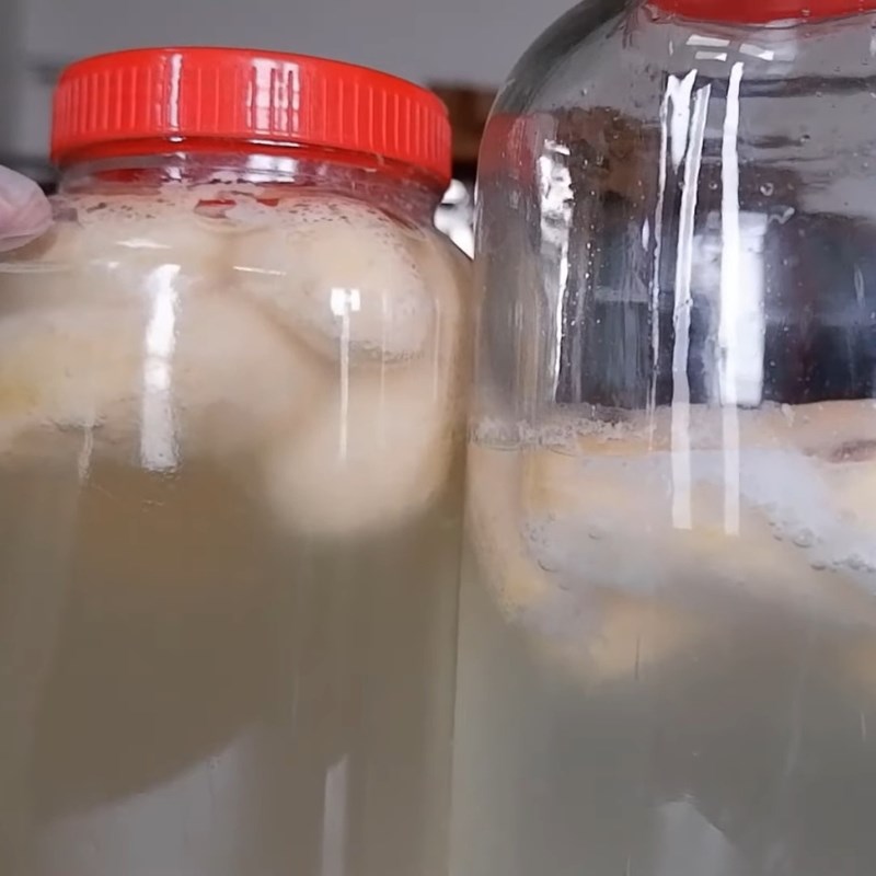 Bước 3 Kiểm tra và thu hoạch giấm Giấm nuôi bằng chuối