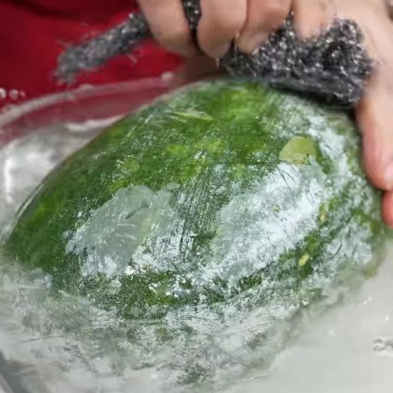 Bước 2 Làm sốt bí đao tươi Nước bí đao