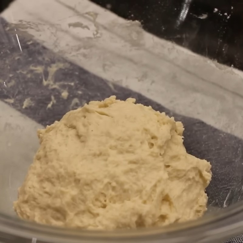 Bước 1 Làm và ủ bột cái Bánh mì Việt Nam