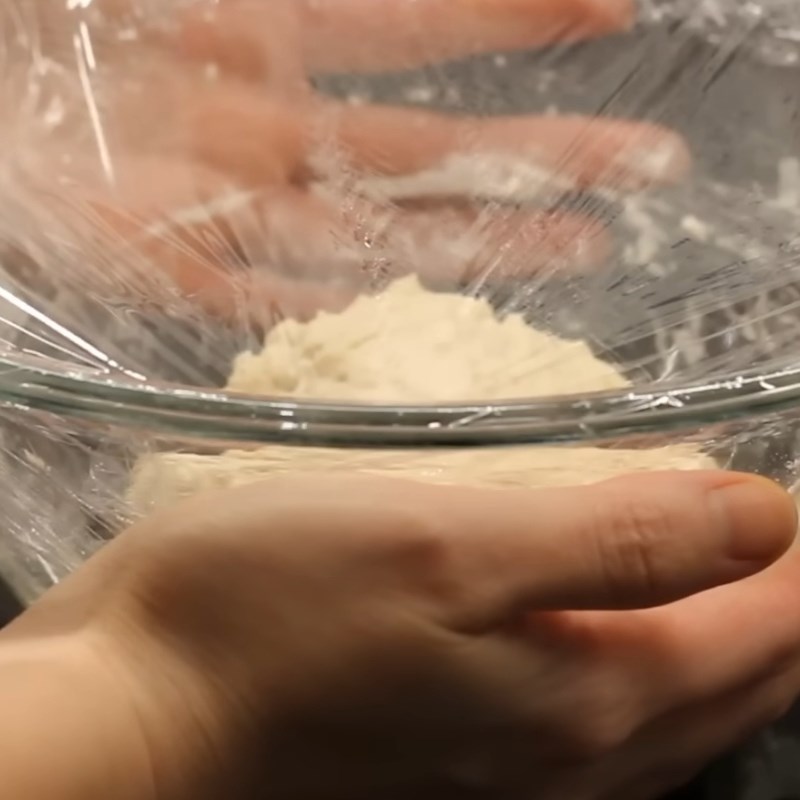 Bước 1 Làm và ủ bột cái Bánh mì Việt Nam
