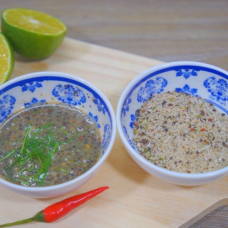 Bước 5 Thành phẩm Muối tiêu chanh chấm gà