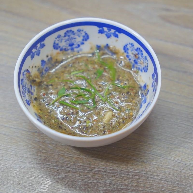 Bước 5 Thành phẩm Muối tiêu chanh chấm gà