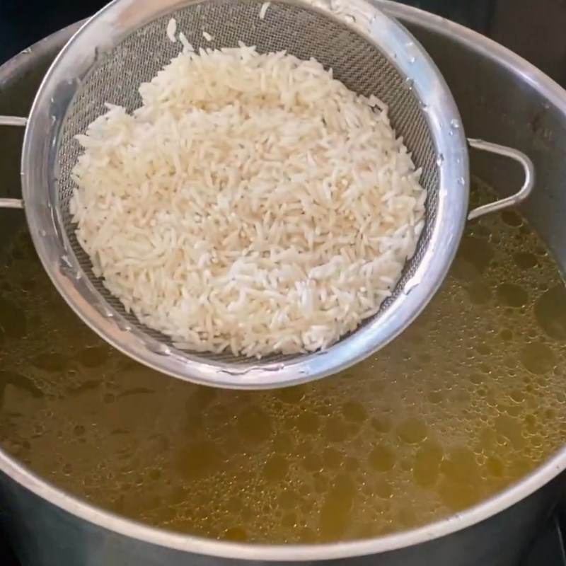 Bước 6 Nấu cháo gà nguyên con nhanh nhừ Cháo gà nguyên con