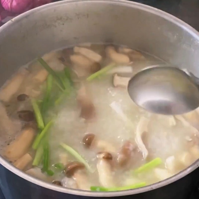 Bước 6 Nấu cháo gà nguyên con nhanh nhừ Cháo gà nguyên con