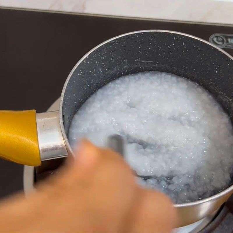 Bước 5 Nấu cháo và điều chỉnh độ loãng Cháo dinh dưỡng